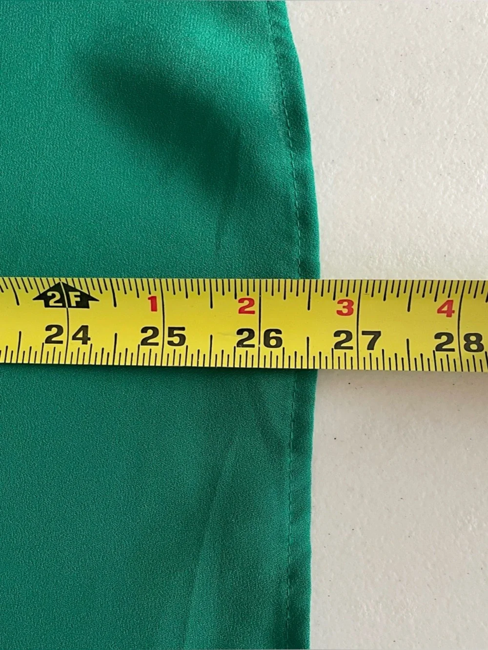 Pleione Emerald Green V-Neck Long Sleeve Blouse with Back Ruching size XL, NWOT - Picture 9 of 11